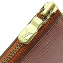 ルイヴィトン LOUIS VUITTON ポシェット アクセソワール M52953 ケニアブラウン エピレザー アクセサリーポーチ ゴールド金具 ポーチ ミニバッグ 茶