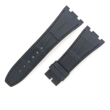 オーデマピゲ AUDEMARS PIGUET ロイヤルオーク用 クロコバンド ネイビー クロコダイル 腕時計パーツ 新品未使用 純正 替え ベルト ストラップ 26mm ネイビー 紺