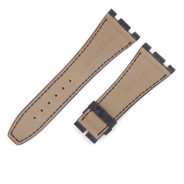 オーデマピゲ AUDEMARS PIGUET ロイヤルオーク用 クロコバンド ネイビー クロコダイル 腕時計パーツ 新品未使用 純正 替え ベルト ストラップ 26mm ネイビー 紺