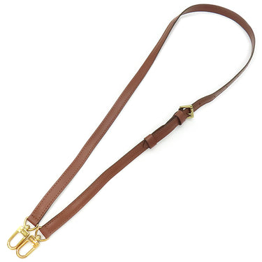ルイヴィトン LOUIS VUITTON 121cm ブラウン レザー ショルダーストラップ ゴールド金具 モンソー用