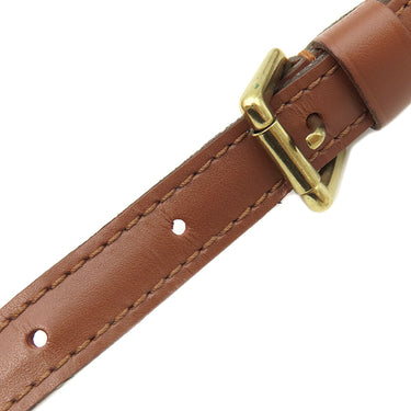 ルイヴィトン LOUIS VUITTON 121cm ブラウン レザー ショルダーストラップ ゴールド金具 モンソー用