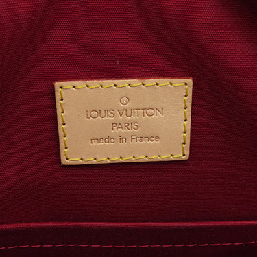 ルイヴィトン LOUIS VUITTON サミット ドライブ M93513 ポムダムール モノグラムヴェルニ ハンドバッグ ゴールド金具 赤