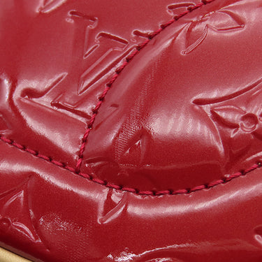 ルイヴィトン LOUIS VUITTON サミット ドライブ M93513 ポムダムール モノグラムヴェルニ ハンドバッグ ゴールド金具 赤