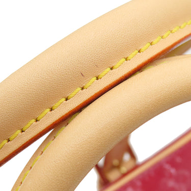 ルイヴィトン LOUIS VUITTON サミット ドライブ M93513 ポムダムール モノグラムヴェルニ ハンドバッグ ゴールド金具 赤