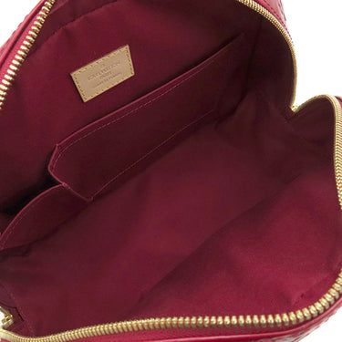 ルイヴィトン LOUIS VUITTON サミット ドライブ M93513 ポムダムール モノグラムヴェルニ ハンドバッグ ゴールド金具 赤