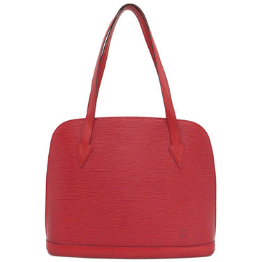 ルイヴィトン LOUIS VUITTON リュサック M52287 カスティリアンレッド エピレザー ショルダーバッグ ゴールド金具 赤 肩掛け