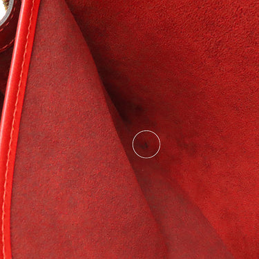 ルイヴィトン LOUIS VUITTON リュサック M52287 カスティリアンレッド エピレザー ショルダーバッグ ゴールド金具 赤 肩掛け