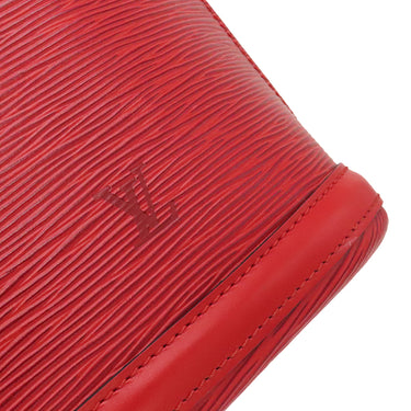 ルイヴィトン LOUIS VUITTON リュサック M52287 カスティリアンレッド エピレザー ショルダーバッグ ゴールド金具 赤 肩掛け