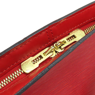 ルイヴィトン LOUIS VUITTON リュサック M52287 カスティリアンレッド エピレザー ショルダーバッグ ゴールド金具 赤 肩掛け