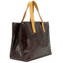 ルイヴィトン LOUIS VUITTON リード PM M91993 アマラント モノグラムヴェルニ ハンドバッグ ゴールド金具 紫 エナメル加工