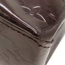 ルイヴィトン LOUIS VUITTON リード PM M91993 アマラント モノグラムヴェルニ ハンドバッグ ゴールド金具 紫 エナメル加工