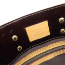 ルイヴィトン LOUIS VUITTON リード PM M91993 アマラント モノグラムヴェルニ ハンドバッグ ゴールド金具 紫 エナメル加工