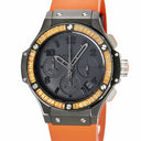 腕時計 ウブロ HUBLOT ビッグバン トゥッティフルッティ オレンジ 341.CX.1110.RO.1906 自動巻き メンズ K18WG ブラックPVD