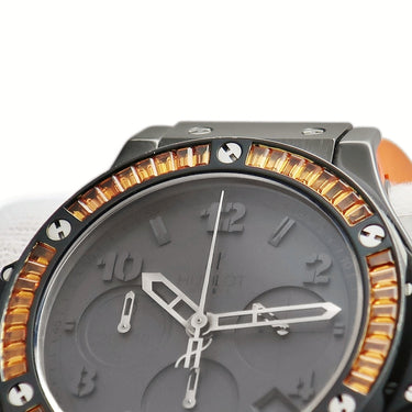 腕時計 ウブロ HUBLOT ビッグバン トゥッティフルッティ オレンジ 341.CX.1110.RO.1906 自動巻き メンズ K18WG ブラックPVD