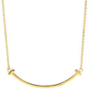 ティファニー Tiffany & Co Tスマイル ペンダント スモール 60011679 イエローゴールド K18YG ネックレス Au750 Tiffany T smile