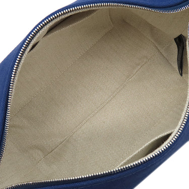 エルメス HERMES ブリッド ア ブラック PM マリン トワルアッシュ ポーチ シルバー金具 新品 未使用 ハンドバッグ バニティバッグ