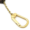 ルイヴィトン LOUIS VUITTON カードキーケース ポシェット クレ N62658 ダミエエベヌ ダミエキャンバス コインケース ゴールド金具 茶 キーチェーン付き