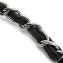 シャネル CHANEL マトラッセ 25 フラップバッグ A01112 ブラック キャビアスキン ショルダーバッグ シルバー金具 ダブルチェーン ダブルフラップ ココマーク 黒