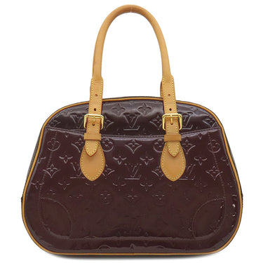 ルイヴィトン LOUIS VUITTON サミット ドライブ M93516 アマラント モノグラムヴェルニ ハンドバッグ ゴールド金具 紫 エナメル