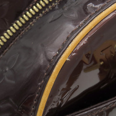 ルイヴィトン LOUIS VUITTON サミット ドライブ M93516 アマラント モノグラムヴェルニ ハンドバッグ ゴールド金具 紫 エナメル