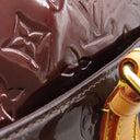 ルイヴィトン LOUIS VUITTON サミット ドライブ M93516 アマラント モノグラムヴェルニ ハンドバッグ ゴールド金具 紫 エナメル