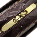 ルイヴィトン LOUIS VUITTON サミット ドライブ M93516 アマラント モノグラムヴェルニ ハンドバッグ ゴールド金具 紫 エナメル