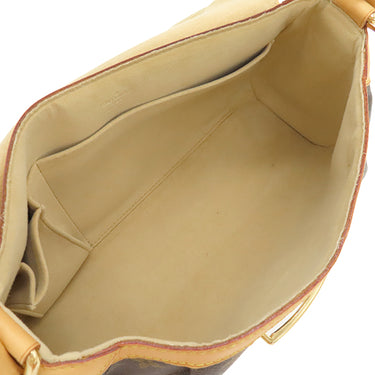 ルイヴィトン LOUIS VUITTON ビバリー MM M40121 モノグラム モノグラムキャンバス ハンドバッグ ゴールド金具 茶 肩掛け