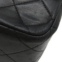 シャネル CHANEL マトラッセ 23 Wチェーン A01113 ブラック ラムスキン ショルダーバッグ ゴールド金具 黒 ダブルフラップ ダブルチェーン