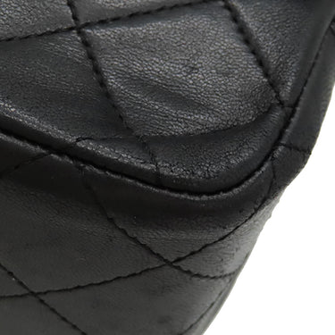 シャネル CHANEL マトラッセ 23 Wチェーン A01113 ブラック ラムスキン ショルダーバッグ ゴールド金具 黒 ダブルフラップ ダブルチェーン