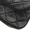 シャネル CHANEL マトラッセ 23 Wチェーン A01113 ブラック ラムスキン ショルダーバッグ ゴールド金具 黒 ダブルフラップ ダブルチェーン