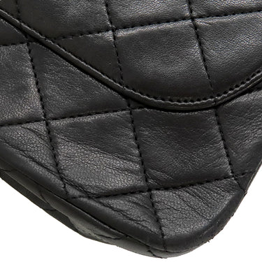 シャネル CHANEL マトラッセ 23 Wチェーン A01113 ブラック ラムスキン ショルダーバッグ ゴールド金具 黒 ダブルフラップ ダブルチェーン