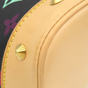 ルイヴィトン LOUIS VUITTON アルマPM M40444 ノワール モノグラムマルチカラー ハンドバッグ ゴールド金具 黒 村上隆