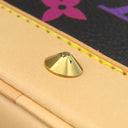 ルイヴィトン LOUIS VUITTON アルマPM M40444 ノワール モノグラムマルチカラー ハンドバッグ ゴールド金具 黒 村上隆