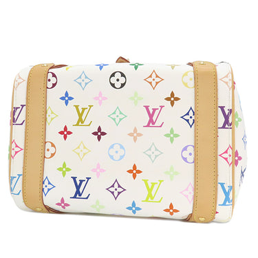 ルイヴィトン LOUIS VUITTON プリシラ M40096 ブロン モノグラムマルチカラー ハンドバッグ ゴールド金具 白