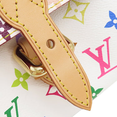 ルイヴィトン LOUIS VUITTON プリシラ M40096 ブロン モノグラムマルチカラー ハンドバッグ ゴールド金具 白