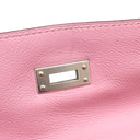エルメス HERMES ポシェットケリー エトゥープ×ウノピンク スイフト ハンドバッグ シルバー金具 グレージュ ミニバッグ バイカラー
