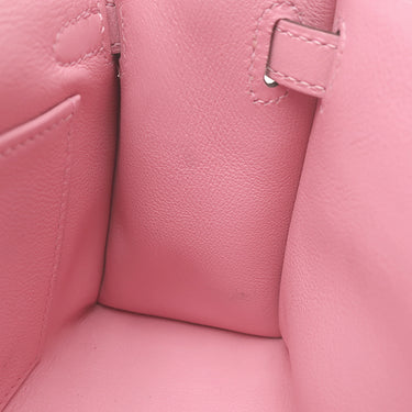 エルメス HERMES ポシェットケリー エトゥープ×ウノピンク スイフト ハンドバッグ シルバー金具 グレージュ ミニバッグ バイカラー