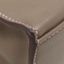 エルメス HERMES ポシェットケリー エトゥープ×ウノピンク スイフト ハンドバッグ シルバー金具 グレージュ ミニバッグ バイカラー