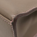 エルメス HERMES ポシェットケリー エトゥープ×ウノピンク スイフト ハンドバッグ シルバー金具 グレージュ ミニバッグ バイカラー