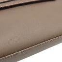 エルメス HERMES ポシェットケリー エトゥープ×ウノピンク スイフト ハンドバッグ シルバー金具 グレージュ ミニバッグ バイカラー