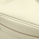 エルメス HERMES バーキン30 クレ トゴ ハンドバッグ シルバー金具 オフホワイト