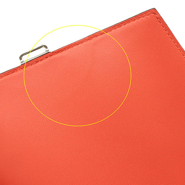 エルメス HERMES デッラ カヴァッレリア ミニ ローズテキサス ヴォーエプソン ショルダーバッグ シルバー金具 コーラル