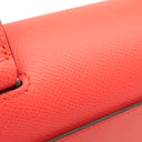 エルメス HERMES デッラ カヴァッレリア ミニ ローズテキサス ヴォーエプソン ショルダーバッグ シルバー金具 コーラル