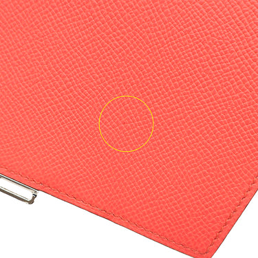 エルメス HERMES デッラ カヴァッレリア ミニ ローズテキサス ヴォーエプソン ショルダーバッグ シルバー金具 コーラル