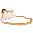 ルイヴィトン LOUIS VUITTON ソローニュ M92661 ブラン モノグラムマルチカラーキャンバス ショルダーバッグ ゴールド金具 白 斜め掛け