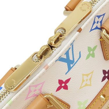 ルイヴィトン LOUIS VUITTON アルマ M92647 ブロン モノグラムマルチカラー ハンドバッグ ゴールド金具 白