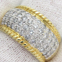 ノンブランド NON BRAND ダイヤリング ゴールド K18 ダイヤモンド リング 指輪 13.5号