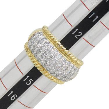 ノンブランド NON BRAND ダイヤリング ゴールド K18 ダイヤモンド リング 指輪 13.5号