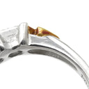 ノンブランド NON BRAND ダイヤリング プラチナシルバー Pt900 K18YG ダイヤモンド リング 指輪 6号