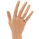 ノンブランド NON BRAND ダイヤリング プラチナシルバー Pt900 K18YG ダイヤモンド リング 指輪 6号